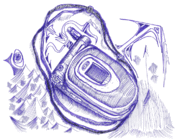 Mobile phone drawn lefthand small jong 20050728.gif